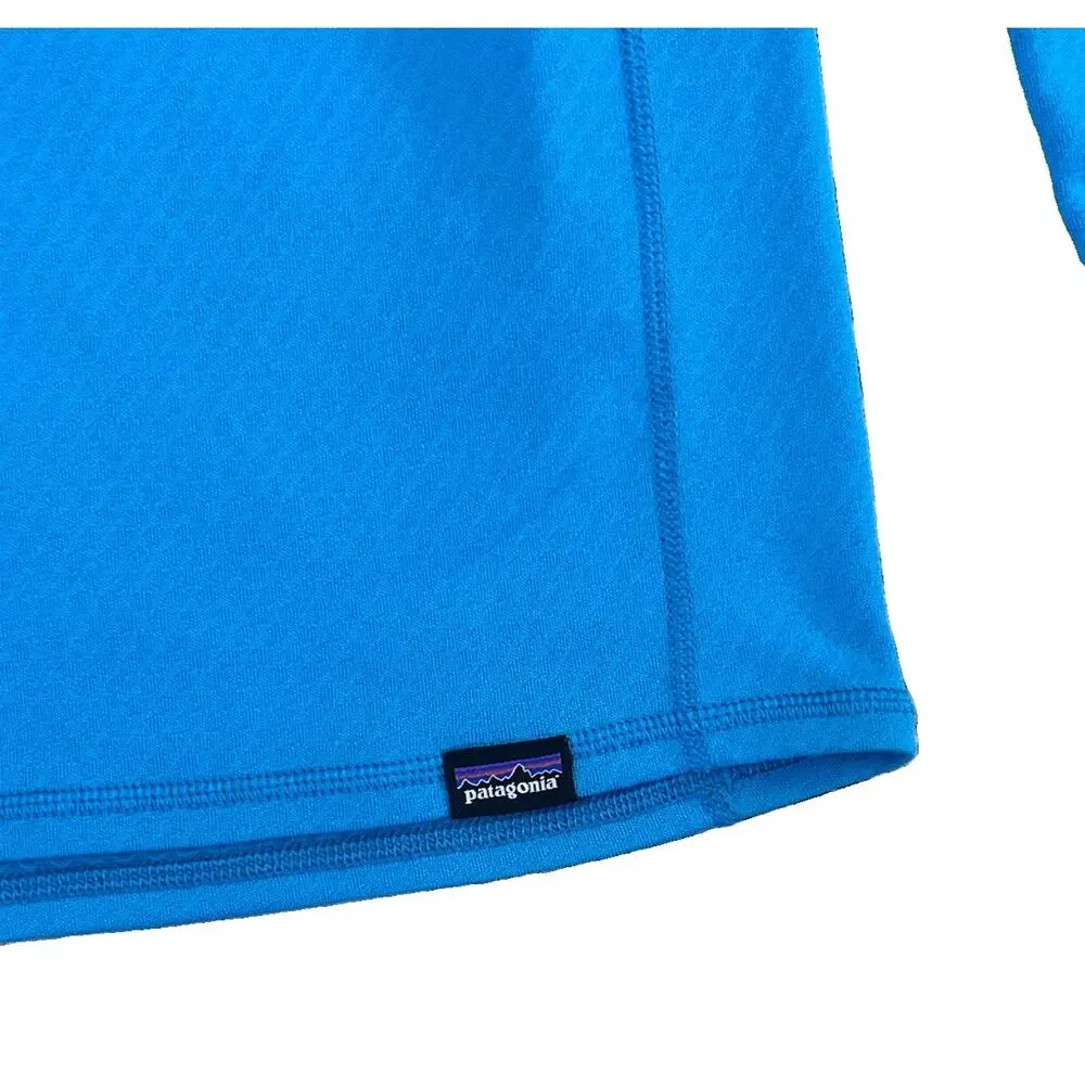 Patagonia Capilene Midweight Baselayer Quarter Zip Long Sleeve Men’s Medium Blue